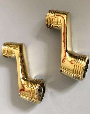 Bathroom Accessory Golden Brass Claw Foot Wall Mounted Bath Tub Rain Shower Faucet Adjustable Adapter Swing Arms zba179 - Problems Solved