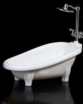 1/6 Dollhouse Miniatures Bathtub Furniture Bathroom Accessories For Doll House Decor Kids Pretend Toys Gift - Problems Solved