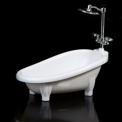1/6 Dollhouse Miniatures Bathtub Furniture Bathroom Accessories For Doll House Decor Kids Pretend Toys Gift - Problems Solved