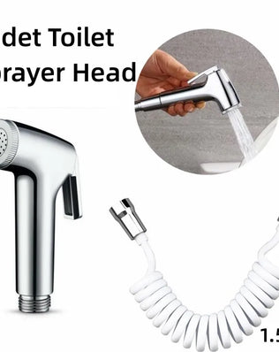 Handheld Water Toilet Bidet Sprayer Flexible Spring Shower head Hose tube Telephone Line soft Hoses bathroom Accessories - Problems Solved