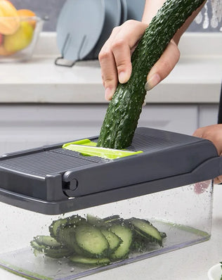 Kitchen artifact, vegetable cutting artifact, multifunctional slicer, slicer, slicer, kitchen utensil - Problems Solved