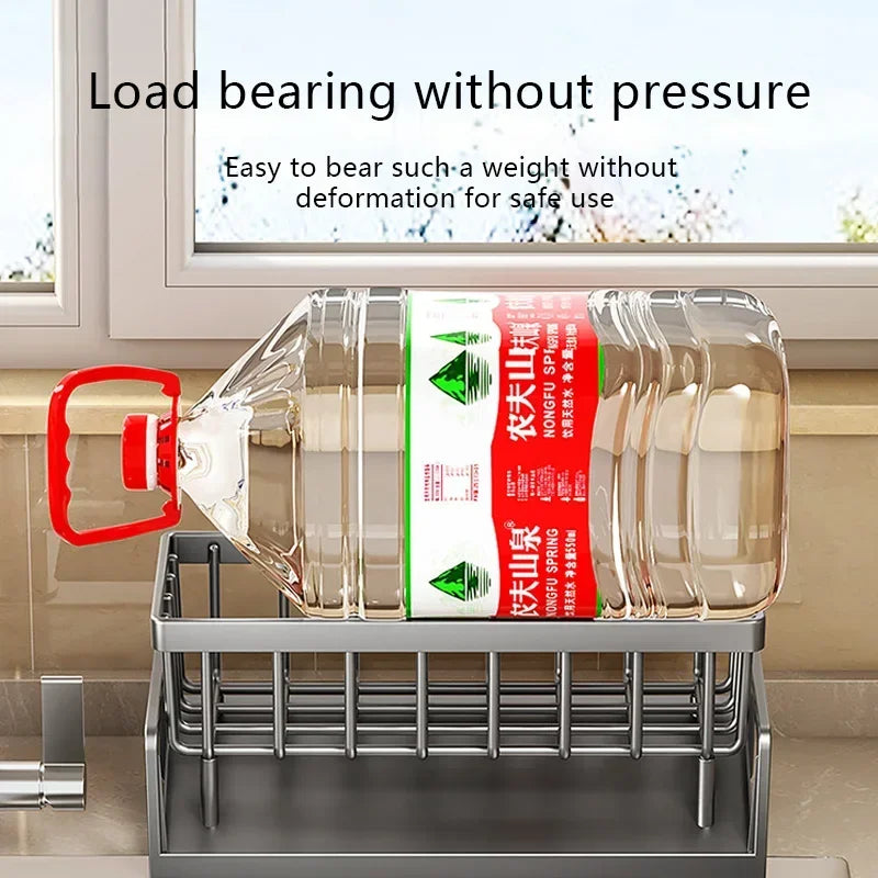 Kitchen Sponge Rack Drain Water Place Dish Soap Organize Rags - Problems Solved