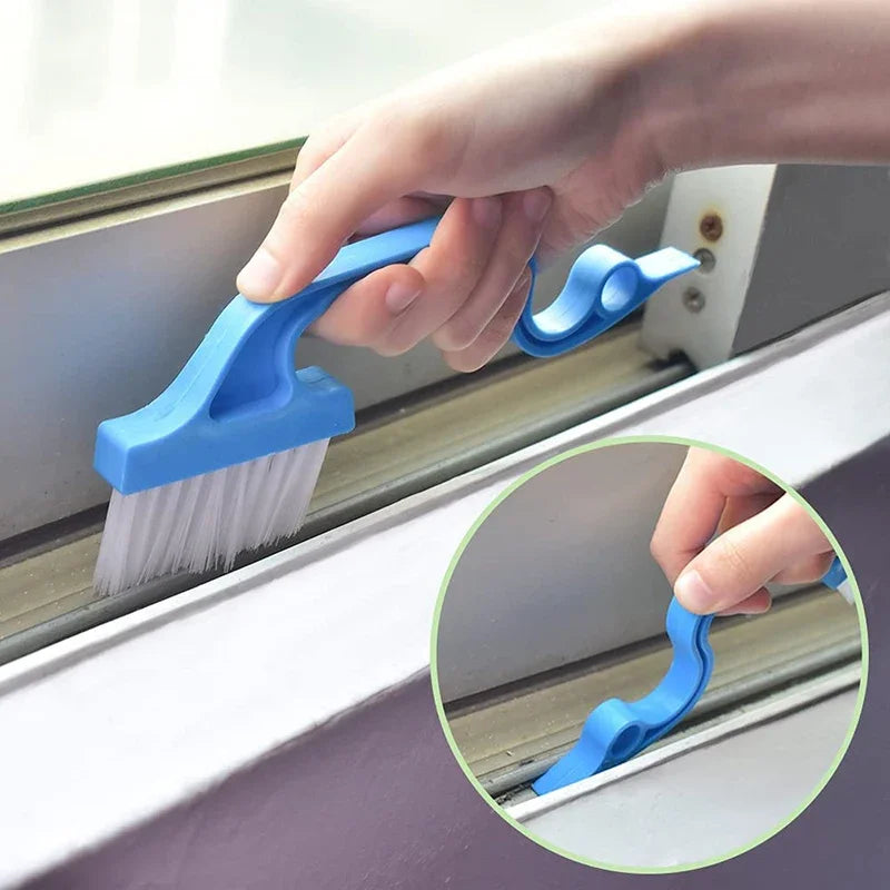 2 In 1 Windows Gap Household Cleaning Brush Flat Mouthed Shovel Useful Things For Kitchen Bathroom Toilet Tools Home Supplies - Problems Solved