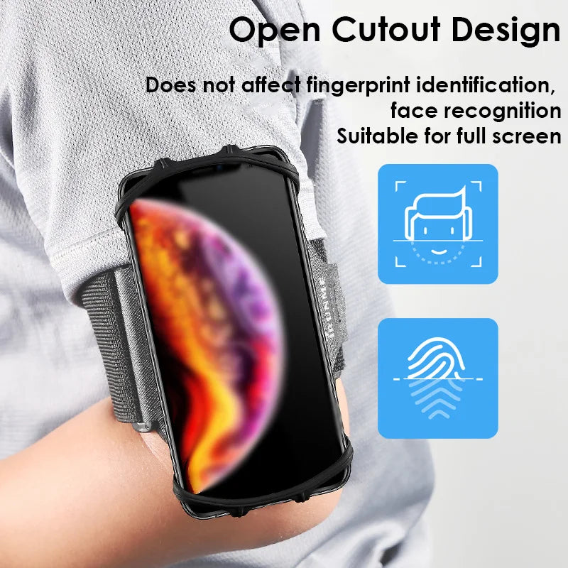 For Sport or Riding Smart Phone Wristband Bag Sport Fitness Cycling Armband Compatible with Android and other phones - Problems Solved