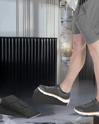 Durable 3-In-One Fitness Gear - Leg Stretcher, Squat Foam Wedge, Calf Raise Slant Board, Easy to Install Yoga Wedge Accessory - Problems Solved