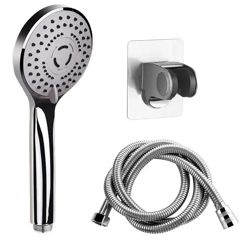 Bathroom Pressurized Hand Shower Package Accessories Shower Nozzle Large Water Output 5 Models Universal Adaptation Save Water - Problems Solved