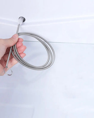 Refrigerator Drain Dredge Cleaning Set Long Flexible Refrigerator Scrub Brush Water Dredging Water Tube Cleaning Tool Coil Brush - Problems Solved
