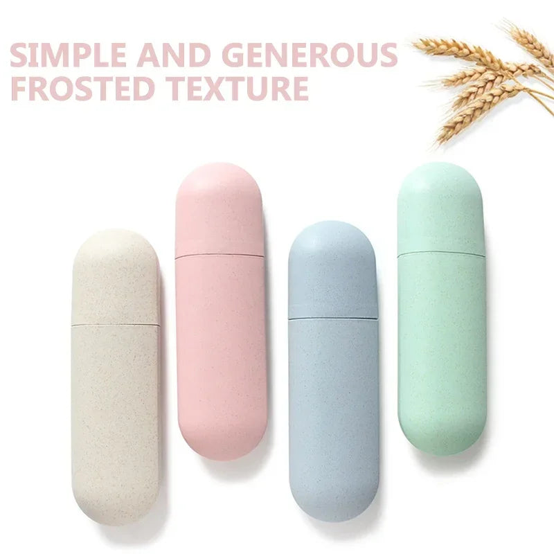 Bathroom Organizer for Toothbrush, Electric Toothbrush Holder, Portable Cosmetic Capsule Travel Case Organiser - Problems Solved