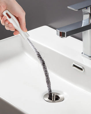 2PCS Pipe Dredging Brush Bathroom Hair Sewer Sink - Problems Solved