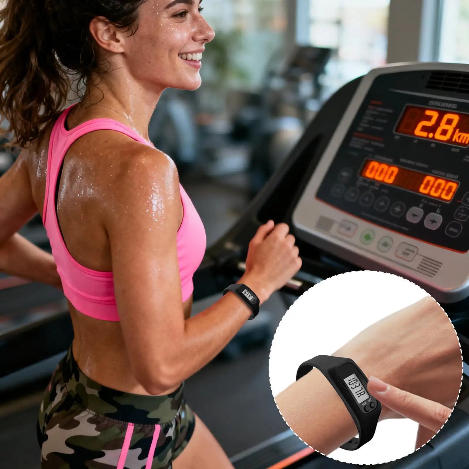 Pedometer Wristband With Pedometer LCD Screen - Problems Solved