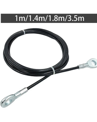 Fitness Extension Cable 5mm Wrists Arms Forearms Training Exercise Machine Cable Heavy Duty Steel Wire Rope Fitness Pulley Cable - Problems Solved