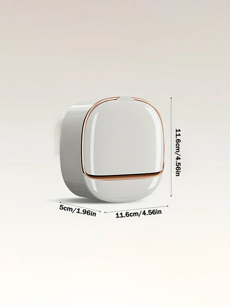Bathroom Drain Soap Box Wall Mounted ABS Soap Box with Lid Waterproof Soap Dish Dishes Storage Box Travel Organizer Case Storage - Problems Solved