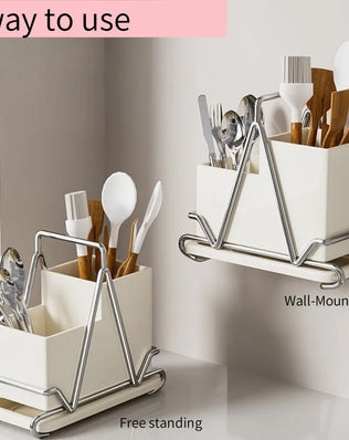 Kitchen Utensils Holder Large,Metal Utensil Organizer - Problems Solved