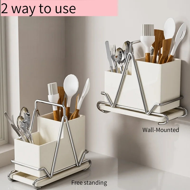 Kitchen Utensils Holder Large,Metal Utensil Organizer - Problems Solved