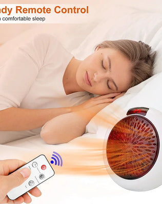 Air Heater Silent Remote Fast Heat Thermostat Electric Portable Heater Mini Wall Mount Home Office Desktop Warm Air Heater - Problems Solved
