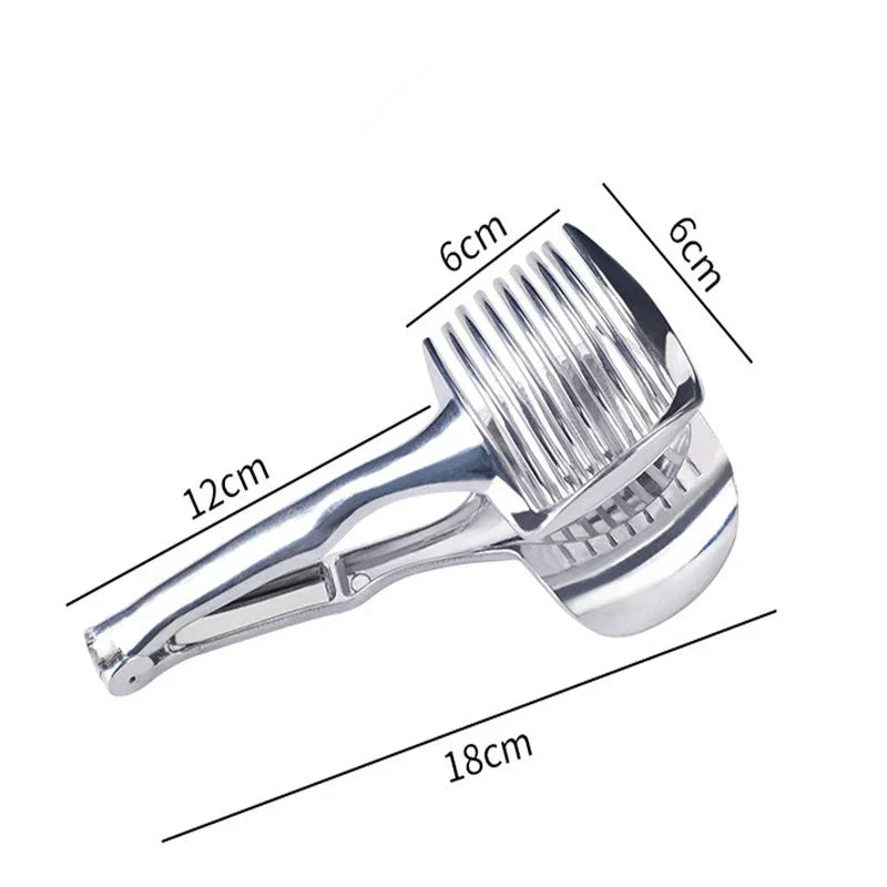 Kitchen Gadgets Handy Stainless Steel Onion Holder Potato Tomato - Problems Solved