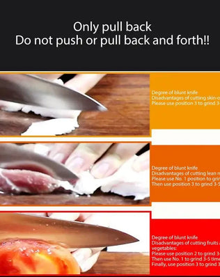 Kitchen 4 Segment Knife Sharpener Multifunctional - Problems Solved
