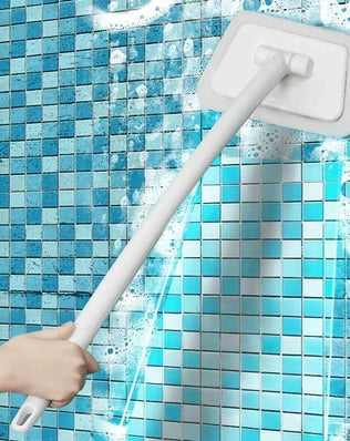Cleaning Brushes  Bathroom Accessories Wall Cleaning Sponge Hanging Long Handle Removable Floor Bathtub Home Household - Problems Solved