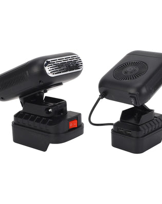 Electric Small Heater Fast Heating 90 Degree  Portable Low Noise Battery Heater 2 Temperatures for Office Dorm Home Car - Problems Solved