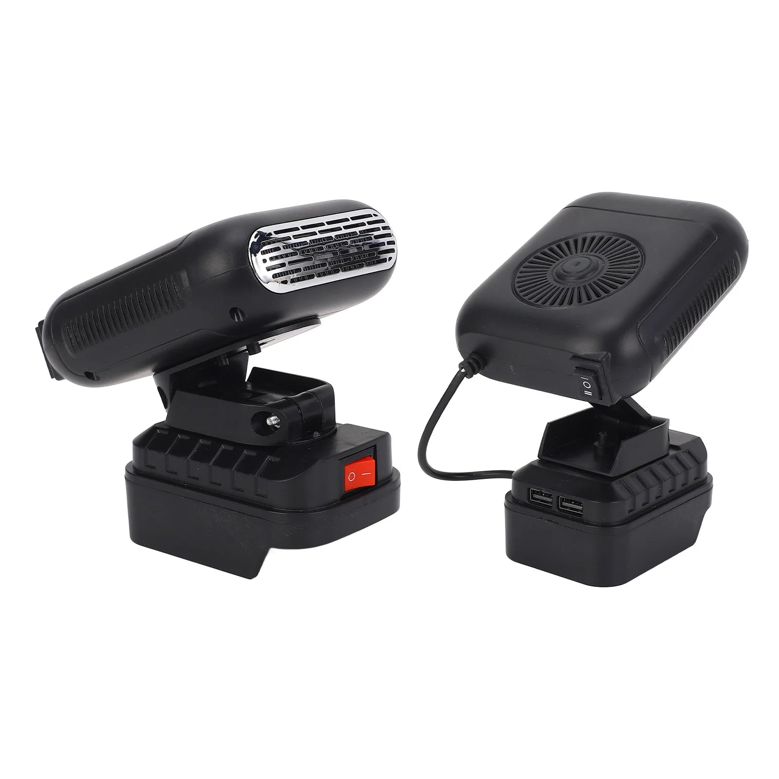 Electric Small Heater Fast Heating 90 Degree  Portable Low Noise Battery Heater 2 Temperatures for Office Dorm Home Car - Problems Solved