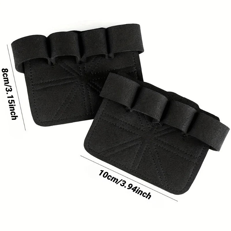 Fitness Four Fingers Gloves Breathable Anti-slip Shock Absorption Dumbbell Leather Weight Lifting Training Pal Men's And Women's - Problems Solved