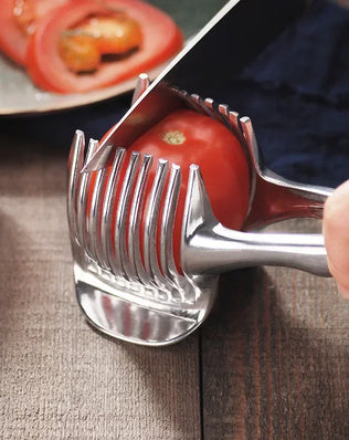 Kitchen Gadgets Handy Stainless Steel Onion Holder Potato Tomato - Problems Solved