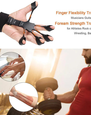 6 Resistance Levels Hand Grip Hand Strength Trainer Rehabilitation Physical Tools Fitness Finger Gripper Gym Expander Portable - Problems Solved
