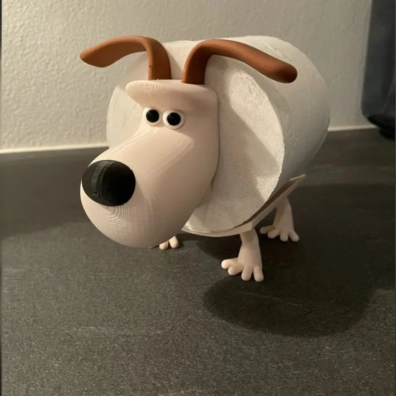Puppy Toilet Holder Home Decor Bathroom Accessory Storage Suitable for Toilets for Bathrooms Kitchens Living Rooms Unique Gift - Problems Solved