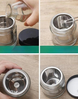 Jewelry Cleaning Jar Diamond Washing Cup Glass Cleaning Jar - Problems Solved