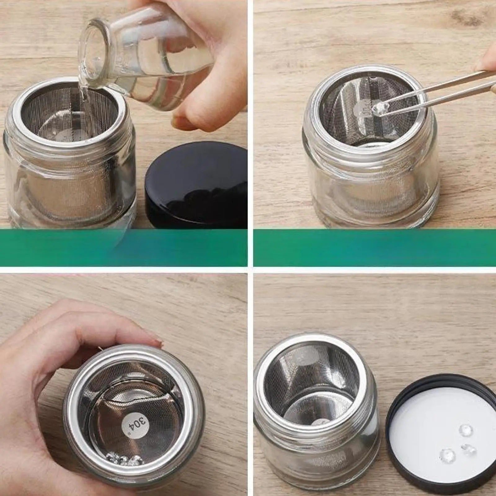 Jewelry Cleaning Jar Diamond Washing Cup Glass Cleaning Jar - Problems Solved