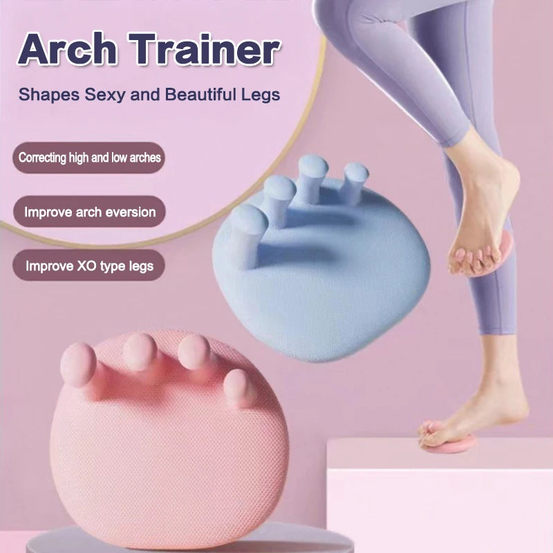 Set of 2 Leg Fitness Trainers for Arch Feet, Toe Splints for Thumb Valgus Correction and Buttock Training - Problems Solved