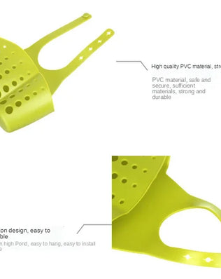Home Storage Drain Basket Kitchen Sink Holder Adjustable Soap Sponge Shlf Drainer Organizer Gadget Bathroom Accessories - Problems Solved