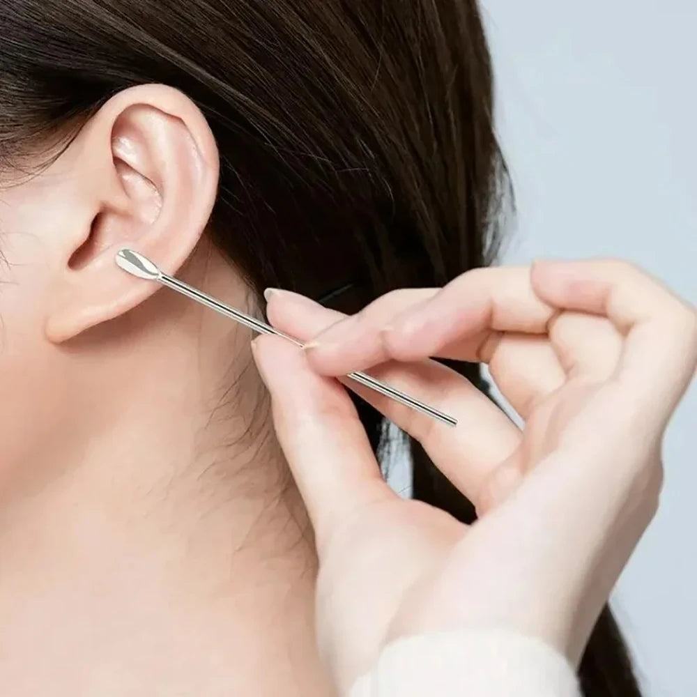 Ear Cleaner 6Pcs/Set Earpick Ear Wax Remover Ear Spoon Curette - Problems Solved