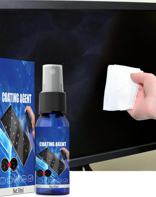 Screen Cleaner Spray Electronic Cleaning Kit Monitor Cleaner For Smart TVs Monitors & Cars Laptop Cleaner 30ml + Cleaning Cloth - Problems Solved