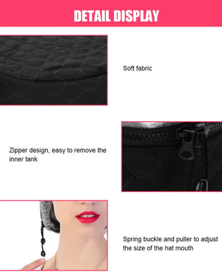 Hot Oil Treatment Hat Heating Hat Household Electric Heating Hat Adjustable Hot Oil Treatment Hat for Hair Care - Problems Solved