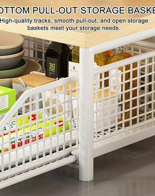 Kitchen Countertop Organizer – Multi-Use Shelf for Microwave, Spices, Coffee Machine & Printer - Problems Solved
