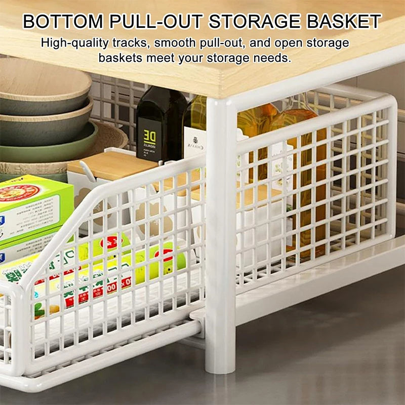 Kitchen Countertop Organizer – Multi-Use Shelf for Microwave, Spices, Coffee Machine & Printer - Problems Solved