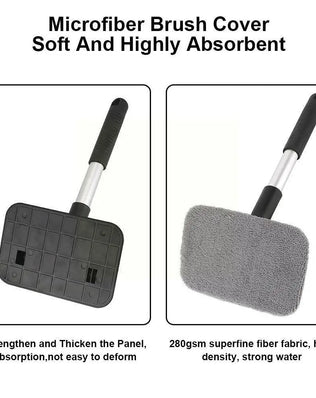 Car Mop Cleaning Windows Windshield Fog Cleaning Tool - Problems Solved