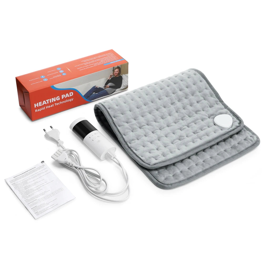 Electric Heating Pad Shoulder Back Leg Pain Relief Physiotherapy Winter Heater Timed Temperature Control Heating Blanket Mat - Problems Solved