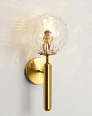 Nordic bathroom mirror front light simple glass wall lamp E14 living room bedroom modern background stair hotel aisle light - Problems Solved