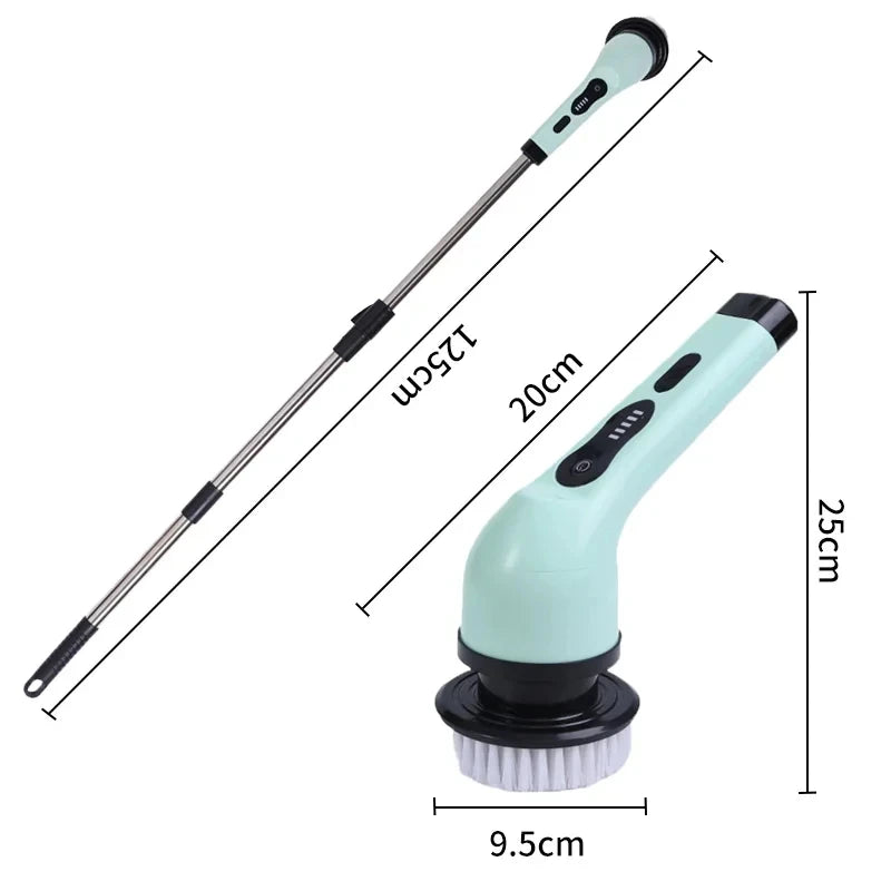 9-in-1 Electric Cleaning Brush Electric Spin Cleaning Scrubber - Problems Solved