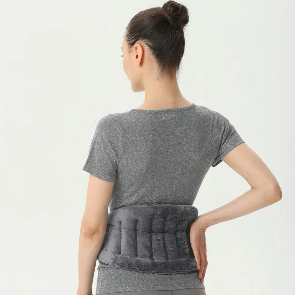 Pain Relief Heating Pad Microwave Hot Wrap Belt Double Sided Fleece for Neck Shoulder Back Soothing Muscle Ache Home Use - Problems Solved