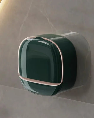 Bathroom Drain Soap Box Wall Mounted ABS Soap Box with Lid Waterproof Soap Dish Dishes Storage Box Travel Organizer Case Storage - Problems Solved