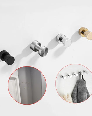Bathroom Accessories Brass Robe Hook Wardrobe Coat Clothes Hanger Kitchen Household Small Decoration Towel Hanging Hook Key Rack - Problems Solved