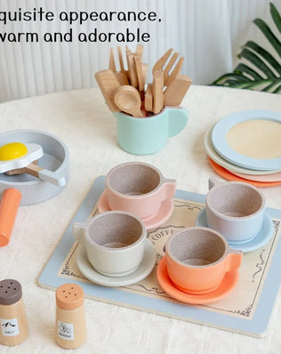 Kitchen play set toys, pretend cooking utensils, kids have a blast - Problems Solved