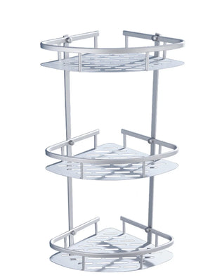 Bathroom Corner Shelf Shower Shelves Dusche Eckregal Bad Wall Badregal Storage Organizer Floating Ablage Bohren - Problems Solved