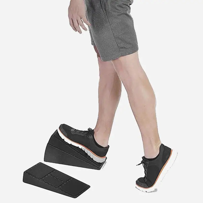 Durable 3-In-One Fitness Gear - Leg Stretcher, Squat Foam Wedge, Calf Raise Slant Board, Easy to Install Yoga Wedge Accessory - Problems Solved