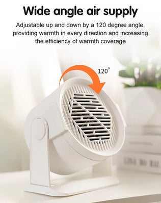 Heating and Cooling Small Heater Home Bedroom Dormitory Office Energy Saving Safety Quiet Rotating Shaking Head Electric Heater - Problems Solved