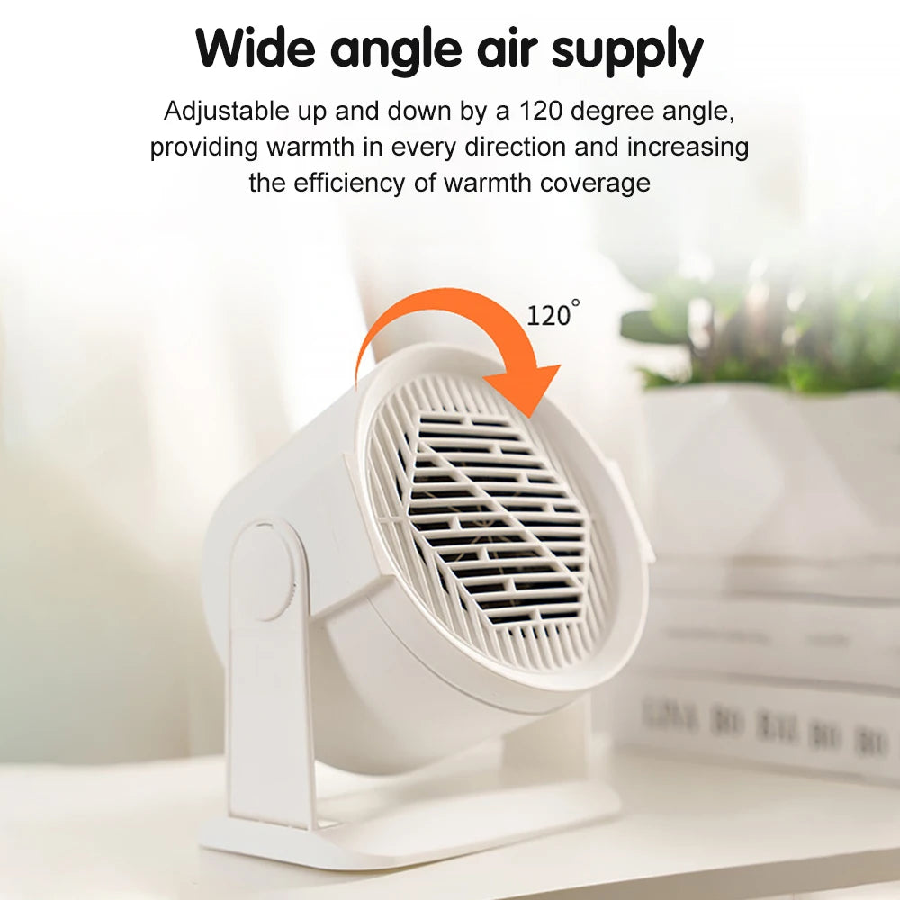 Heating and Cooling Small Heater Home Bedroom Dormitory Office Energy Saving Safety Quiet Rotating Shaking Head Electric Heater - Problems Solved