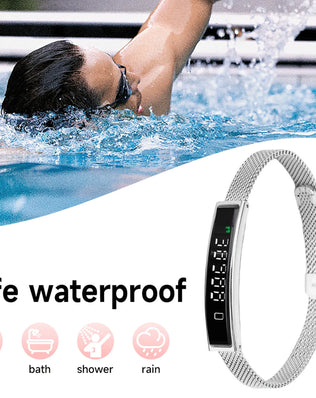 Smart Bracelet Fitness Tracker Bluetooth 5.3 Health Tracker Bracelet Water Proof for Running Riding with APP - Problems Solved